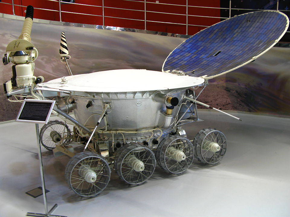 Mockup von Lunochod 1, dem ersten Mondfahrzeug