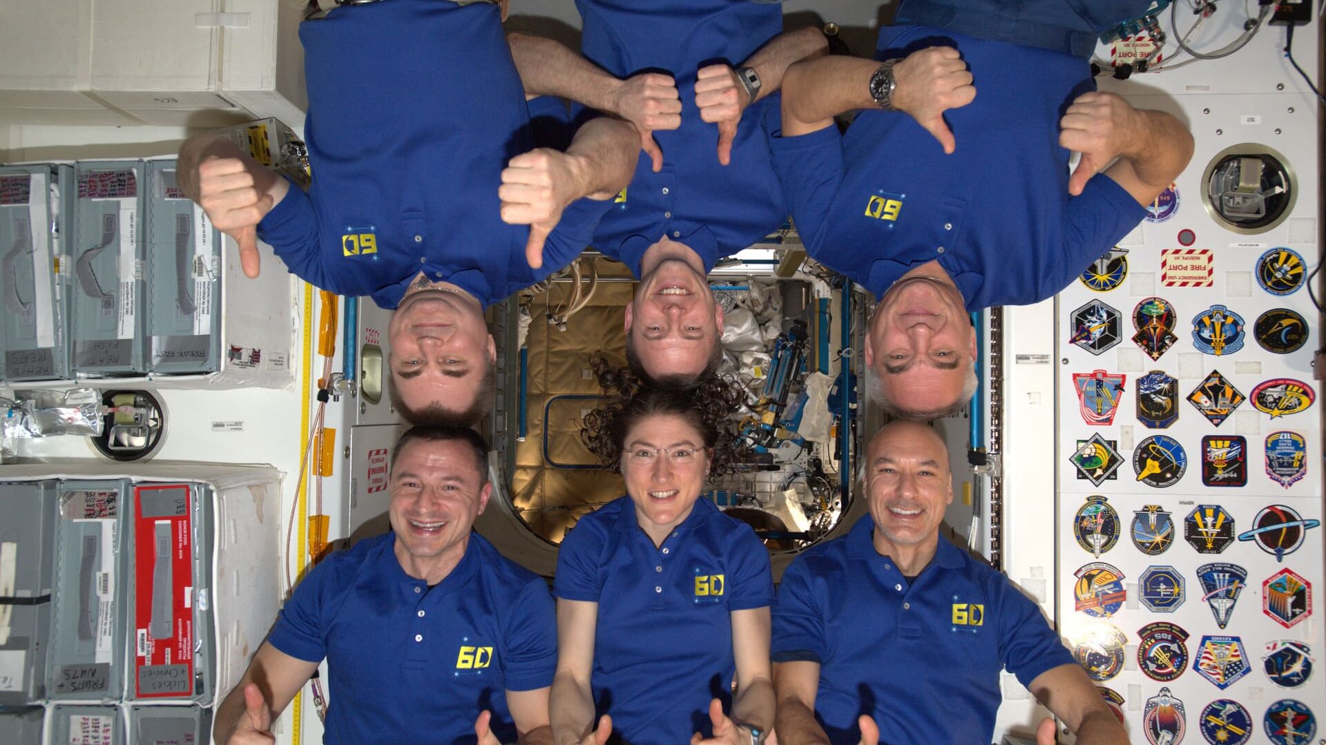 Key Take away der EU Space Week: Diversität ist Treiber der Innovation; Im Bild Astronauten an Bord der Internationalen Raumstation ISS, © ESA/NASA 