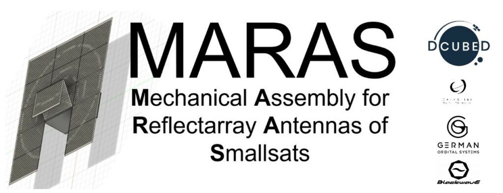 MARAS (Mechanical Assembly for Reflectarray Antennas of SmallSats) Projektlogo, © Dcubed