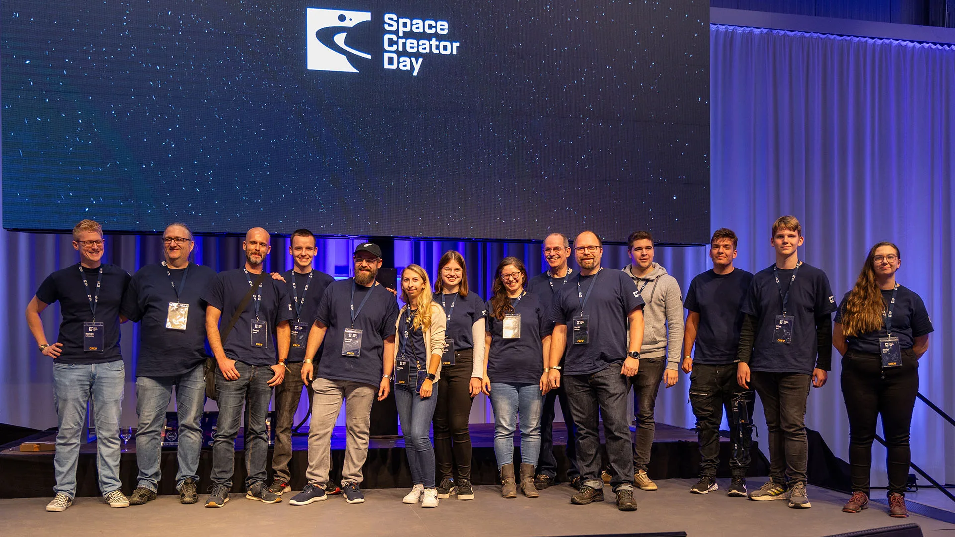 Die Crew des Space Creator Day 2023; © Storki
