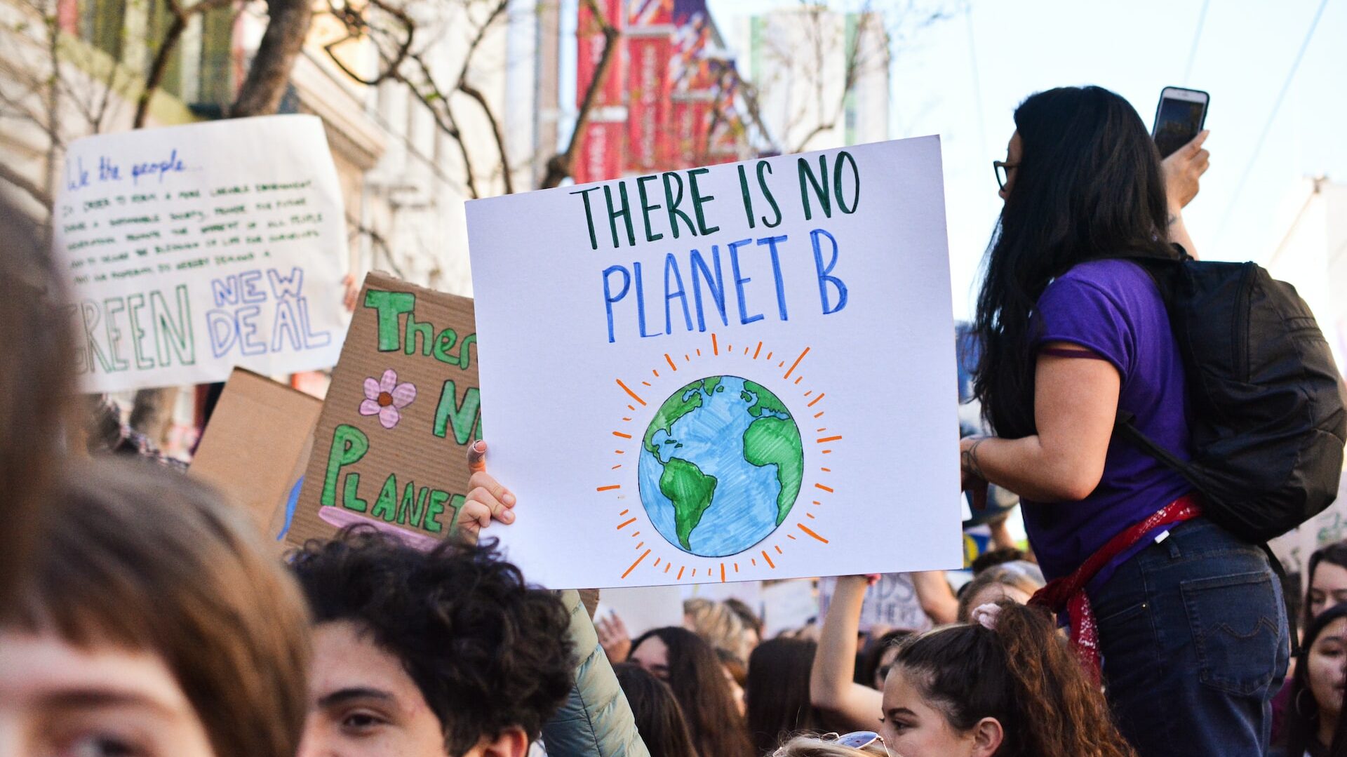 Demonstration gegen den Klimawandel