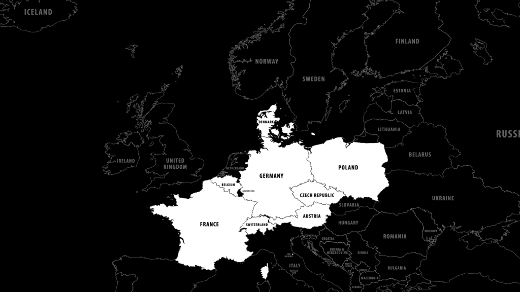 Verdeutlichung der von OroraTech überwachten Waldfläche (160 Mio. Hektar)