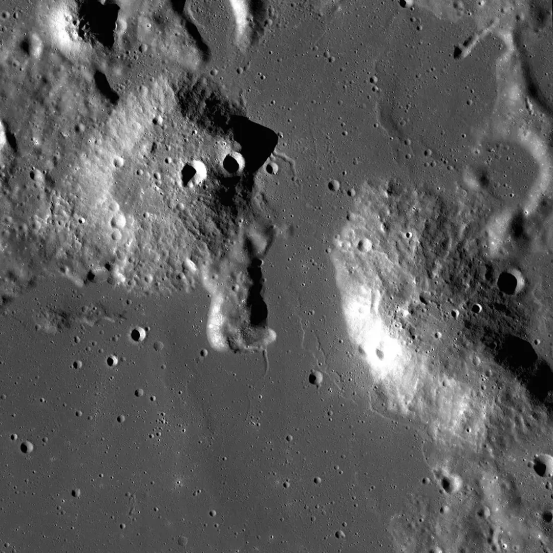 The Gruithuisen Domes;
© NASA/GSFC/Arizona State University