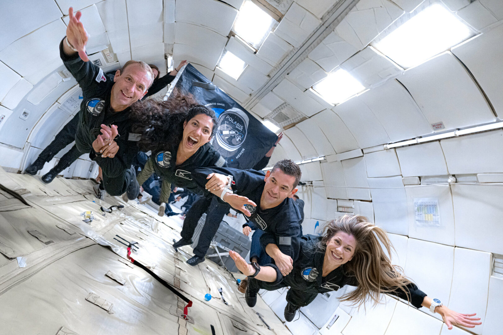 Zero-gravity research flight, © Polaris Program Photos